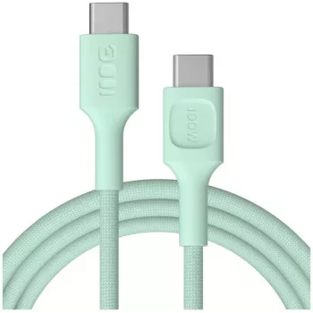 Green Cell PowerStream USB-C–USB-C-kaapeli 100W 2m mintunvihreä