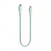 Green Cell PowerStream USB-C–USB-C-kaapeli 100W 2m mintunvihreä