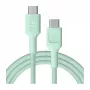 Green Cell PowerStream USB-C–USB-C-kaapeli 100W 2m mintunvihreä