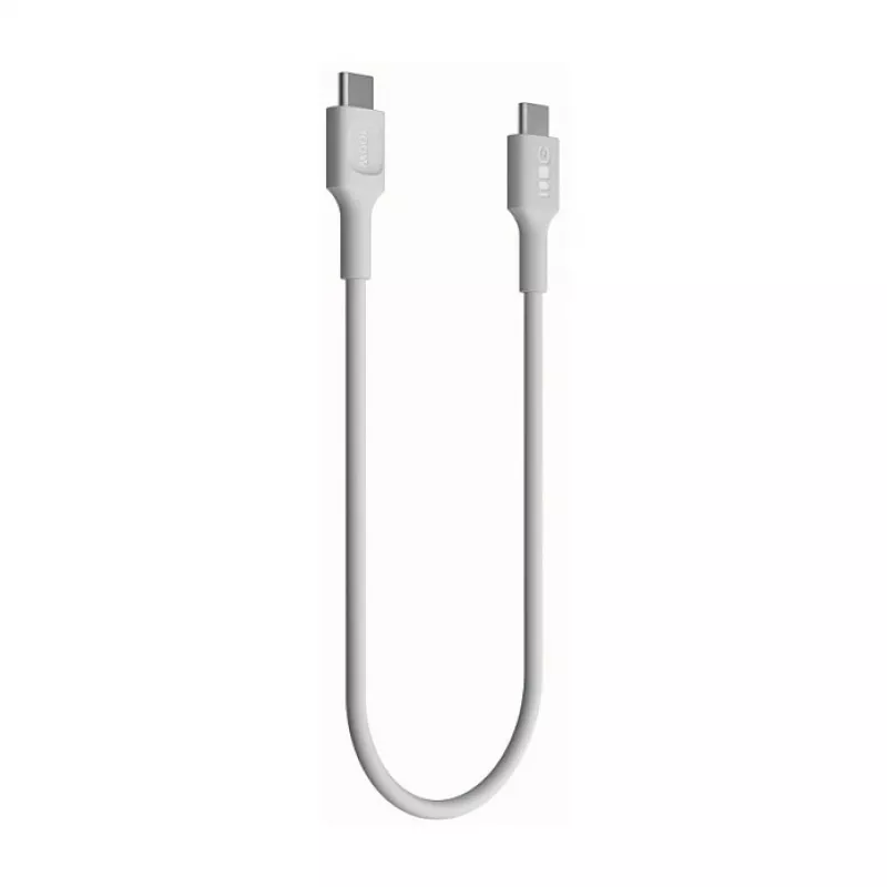 Green Cell PowerFlex USB-C–USB-C-kaapeli 100W PD-pikalataus 0,3m valkoinen