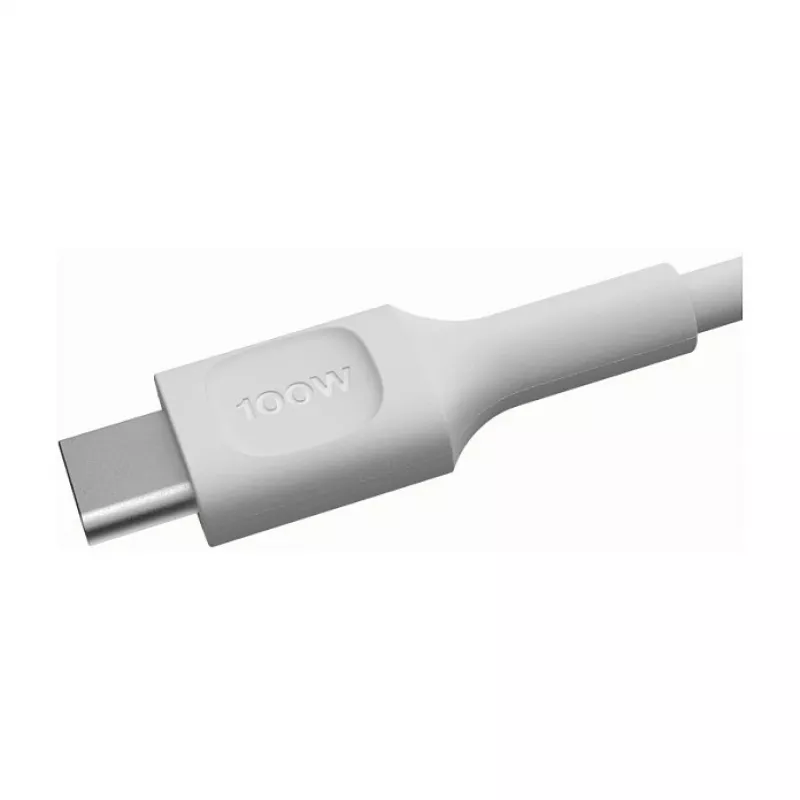 Green Cell PowerFlex USB-C–USB-C-kaapeli 100W PD-pikalataus 0,3m valkoinen