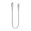 Green Cell PowerFlex pikalataus USB-C–USB-C-kaapeli 100W valkoinen 1,2m