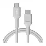 Green Cell PowerFlex pikalataus USB-C–USB-C-kaapeli 100W valkoinen 1,2m