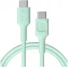 Green Cell PowerFlex pikalataus USB Type-C–USB Type-C-kaapeli 100W mintunvihreä 1,2m