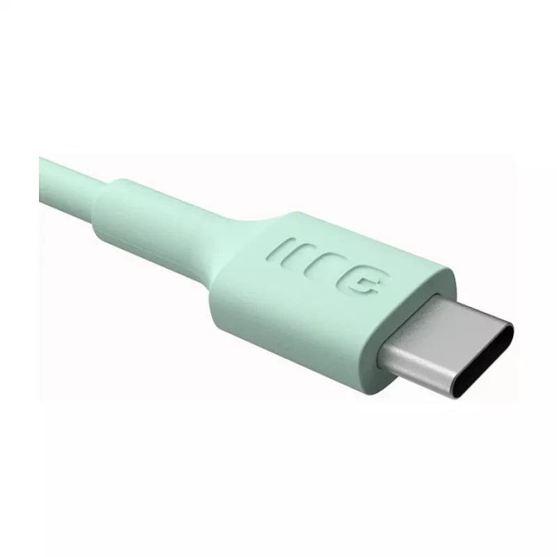 Green Cell PowerFlex pikalataus USB Type-C–USB Type-C-kaapeli 100W mintunvihreä 1,2m