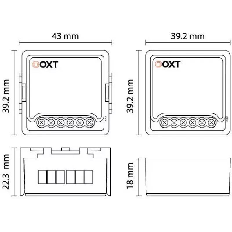 OXT T261 Mini rele 1-kanava ZigBee TUYA Smart Switch