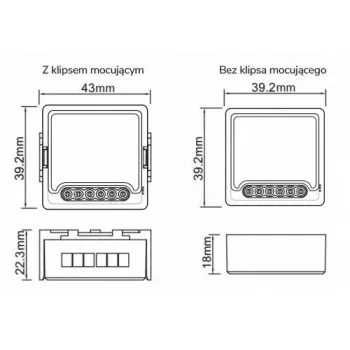 OXT Mini WiFi relemoduuli 3-kanava Tuya T223