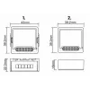OXT Mini relemoduuli 2-kanava ilman nollajohdinta ZigBee TUYA T272