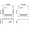OXT T260P 1-kanava 16A Smart-relemoduuli tehonvalvonnalla, ZigBee 3.0, Tuya-yhteensopiva