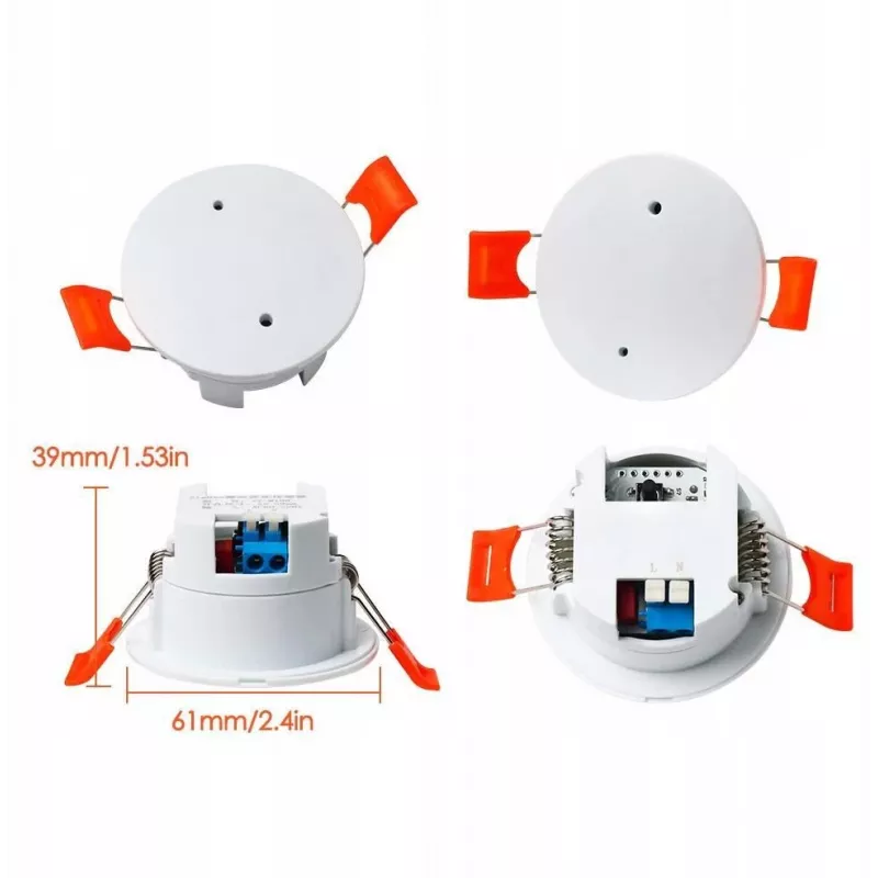 OXT T150 mmWave-tutka läsnäolo- & kirkkausanturi 230V WiFi Tuya Smart Life