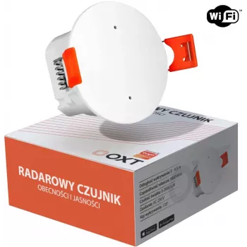 OXT T150 mmWave-tutka läsnäolo- & kirkkausanturi 230V WiFi Tuya Smart Life