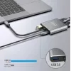 ZENWIRE USB-C-keskitin 4-in-1 sovitin 2x HDMI 4K USB 3.0 Space Gray BYL-2309