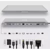 ZENWIRE USB-C-keskitin sovitin 12-in-1 telakointiasema 2x HDMI 4K Ethernet RJ45 USB 3.0 BYL-2211