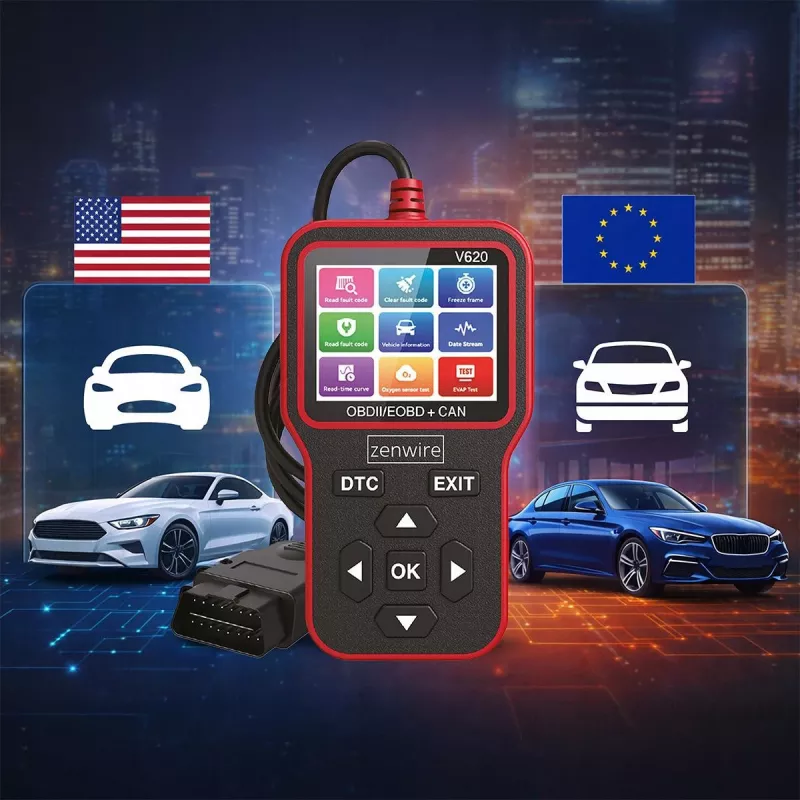 ZENWIRE V620 OBD2 ELM327 CAN-liitäntä diagnostiikkaskanneri