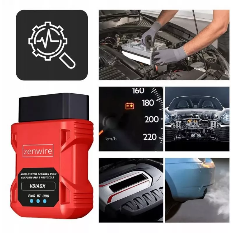 OBD2-diagnostiikkaskanneri ELM327 VDiagX V016 Bluetooth-liitäntä testeri
