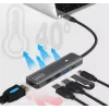 ZENWIRE BS-HC703 USB-C 7-in-1 hubisovitin HDMI 4K, USB 3.0, SD, PD