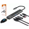 ZENWIRE BS-HC703 USB-C 7-in-1 hubisovitin HDMI 4K, USB 3.0, SD, PD