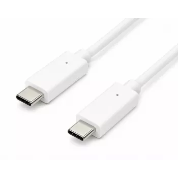 Accura USB-C - USB-C-kaapeli 2,0 m 100 W valkoinen