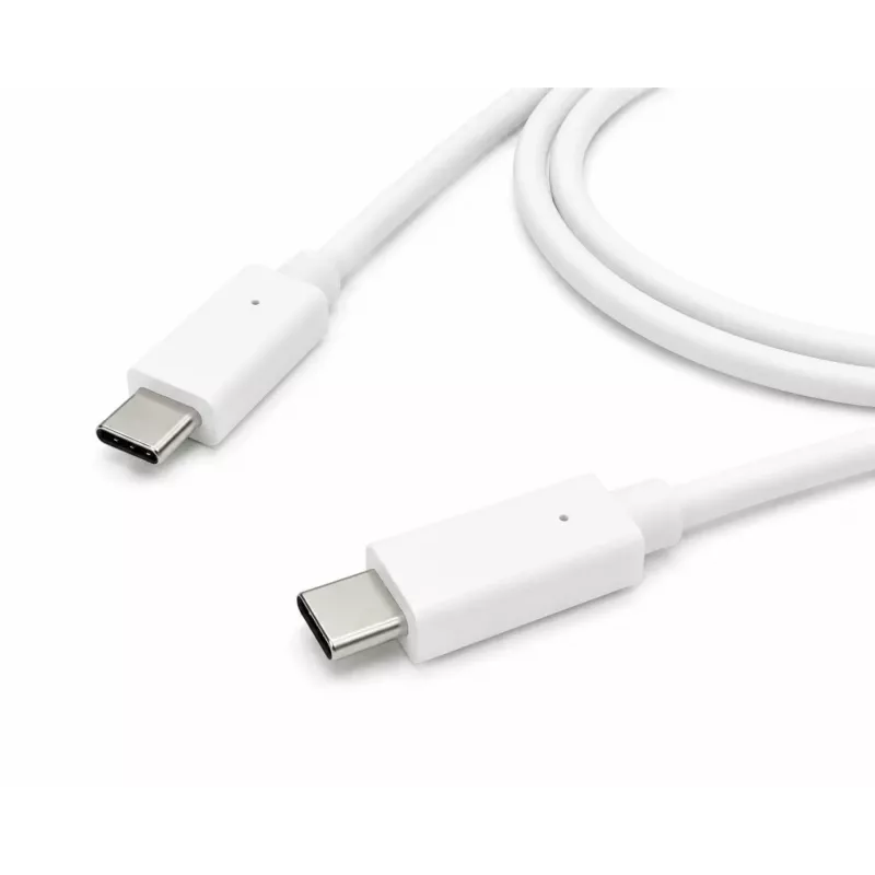 Accura USB-C - USB-C-kaapeli 2,0 m 100 W valkoinen