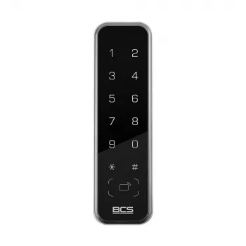 BCS BCS-L-CKRS-M8Z RS485 RFID-lukija, Mifare, 13,56 MHz, IP65, musta/harmaa