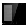 AMZCHEF CE-FS-I72S-FFDD07 4-alueinen induktioliesi 7200W musta kalusteeseen asennettava