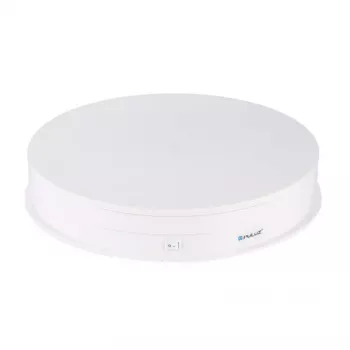 PULUZ sähköinen kiertolevy näyttö 30cm USB (valkoinen)