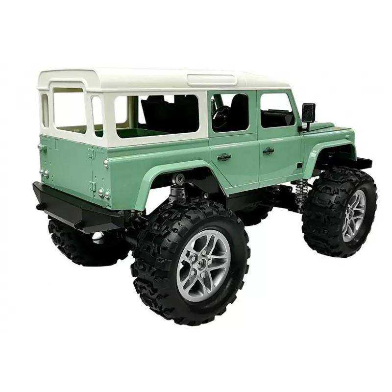 Double E kauko-ohjaus auto Jeep R/C vihreä 7,5 km/h 1:14 2,4G
