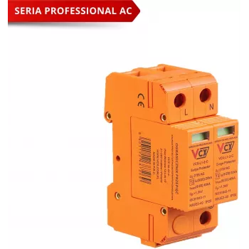 VCX Professional C2P Class C ylijännitesuojalaite 2P (T2) 40kA