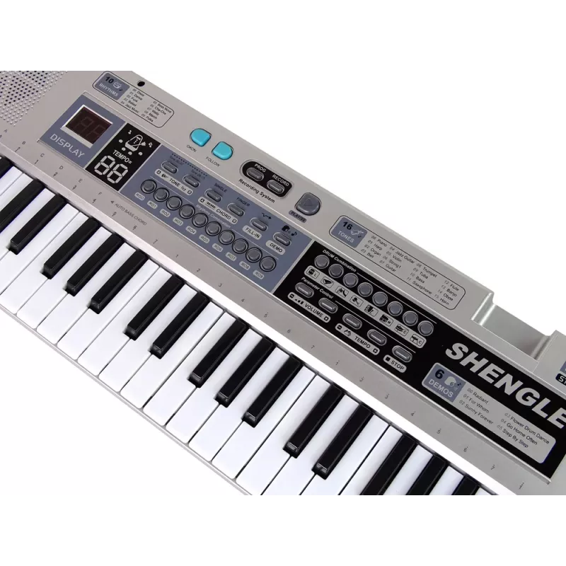 LEAN TOYS Keyboard MQ-6110 mikrofoni-urut 61 kosketinta