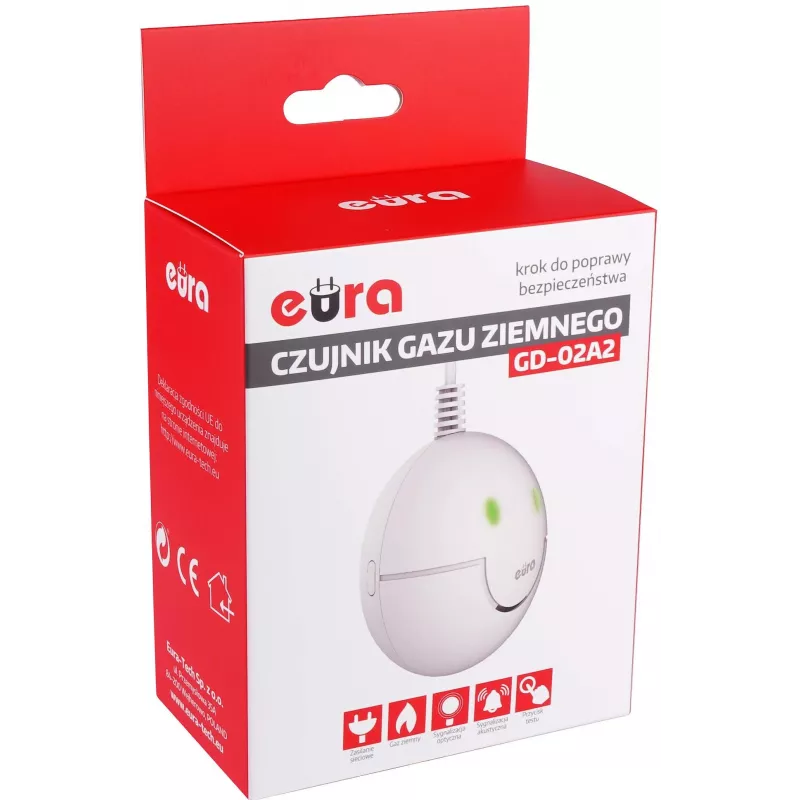 EURA GD-02A2 kaasuilmaisin maakaasulle ja nestekaasulle