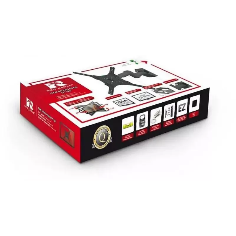 RED EAGLE FLEXI APOLLO FORTE 17-55 Full Motion TV-seinäteline musta