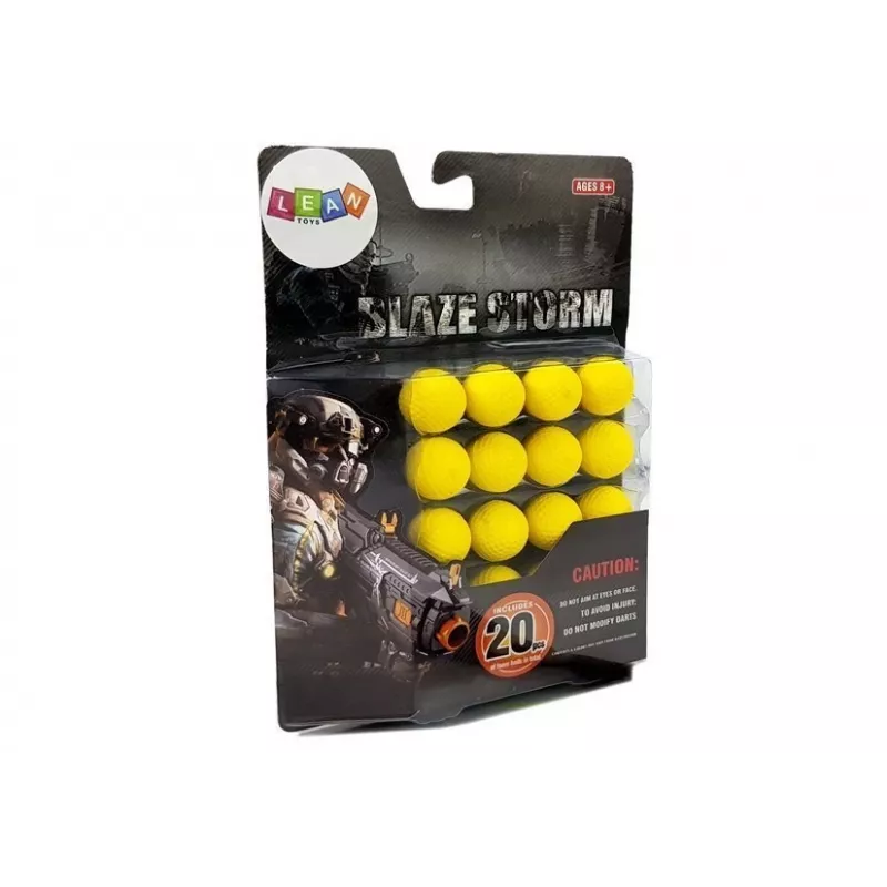 LEAN TOYS 2 cm BB-kiväärin kuulat 20 kpl