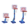 LEAN TOYS koripalloteline säädettävällä pallolla ja pumpulla 138cm sininen
