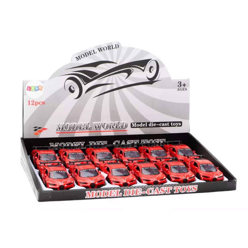 LEAN TOYS auto urheiluauto 1:32 kitkaveto punainen