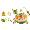 LEAN TOYS peli dinosaurukset onkivavat tarvikkeet puu vihreä