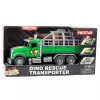 LEAN TOYS dinosaurus kuljetus kuorma-auto hahmoilla, valoilla ja äänillä, vihreä