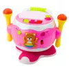 LEAN TOYS vauvarumpu musiikillinen interaktiivinen valot äänet pinkki