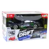 LEAN TOYS drift-auto RC musta vihreä 30km/h 1:16