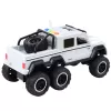 LEAN TOYS offroad-auto kitkaveto valot äänet helmenvalkoinen 6x6 1:16