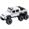 LEAN TOYS offroad-auto kitkaveto valot äänet helmenvalkoinen 6x6 1:16