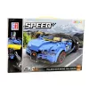 LEAN TOYS Robot Car 2in1 Hurricane Blue rakennuspalikat 328 kpl