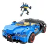LEAN TOYS Robot Car 2in1 Hurricane Blue rakennuspalikat 328 kpl