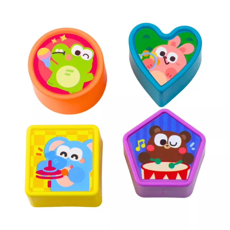 LEAN TOYS interaktiivinen muotoilulaatikko, opetuksellinen, sensorinen, äänet, värikäs