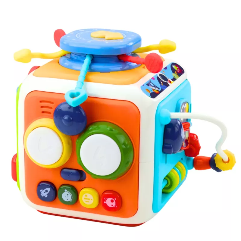 LEAN TOYS interaktiivinen muotoilulaatikko, opetuksellinen, sensorinen, äänet, värikäs
