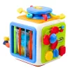 LEAN TOYS interaktiivinen muotoilulaatikko, opetuksellinen, sensorinen, äänet, värikäs