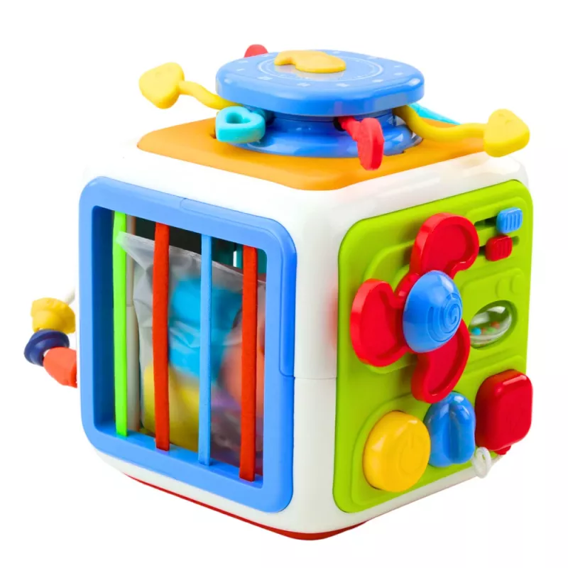 LEAN TOYS interaktiivinen muotoilulaatikko, opetuksellinen, sensorinen, äänet, värikäs