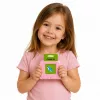 LEAN TOYS englannin sanakorttien lukulaite oppimislelu pinkki