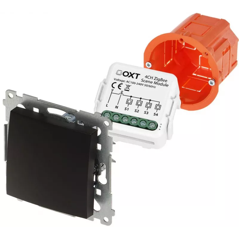 OXT mini kohtausohjainmoduuli 12 toimintoa 230V ZigBee TUYA T254