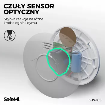 SAFEMI SHS-10W WiFi-savunilmaisin, 3 vuoden takuu