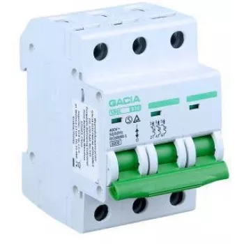 GACIA SB6L B 3P 16A miniatyyrikatkaisija MCB 3-napainen 16A 6kA B-laukaisukäyrä